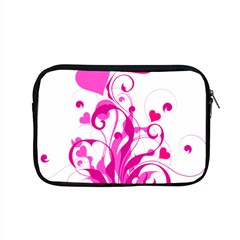 Heart Flourish Pink Valentine Apple Macbook Pro 15  Zipper Case by Mariart