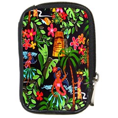 Hawaiian Girls Black Flower Floral Summer Compact Camera Cases by Mariart