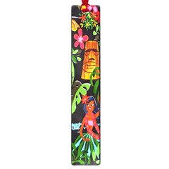 Hawaiian Girls Black Flower Floral Summer Large Book Marks by Mariart