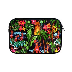 Hawaiian Girls Black Flower Floral Summer Apple Ipad Mini Zipper Cases