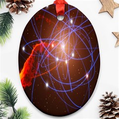 Highest Resolution Version Space Net Ornament (oval)