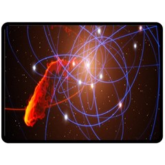 Highest Resolution Version Space Net Fleece Blanket (large)  by Mariart