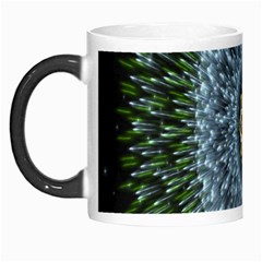 Hipnotic Star Space White Green Morph Mugs by Mariart