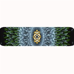 Hipnotic Star Space White Green Large Bar Mats by Mariart