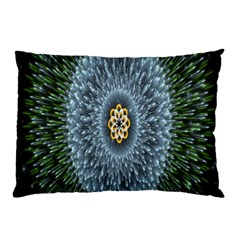 Hipnotic Star Space White Green Pillow Case