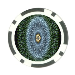 Hipnotic Star Space White Green Poker Chip Card Guard (10 Pack) by Mariart