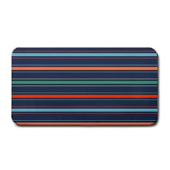 Horizontal Line Blue Green Medium Bar Mats