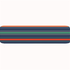 Horizontal Line Blue Green Large Bar Mats