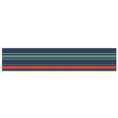 Horizontal Line Blue Green Flano Scarf (small)