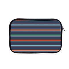 Horizontal Line Blue Green Apple Macbook Pro 13  Zipper Case by Mariart