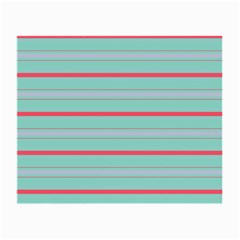 Horizontal Line Blue Red Small Glasses Cloth