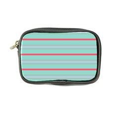 Horizontal Line Blue Red Coin Purse