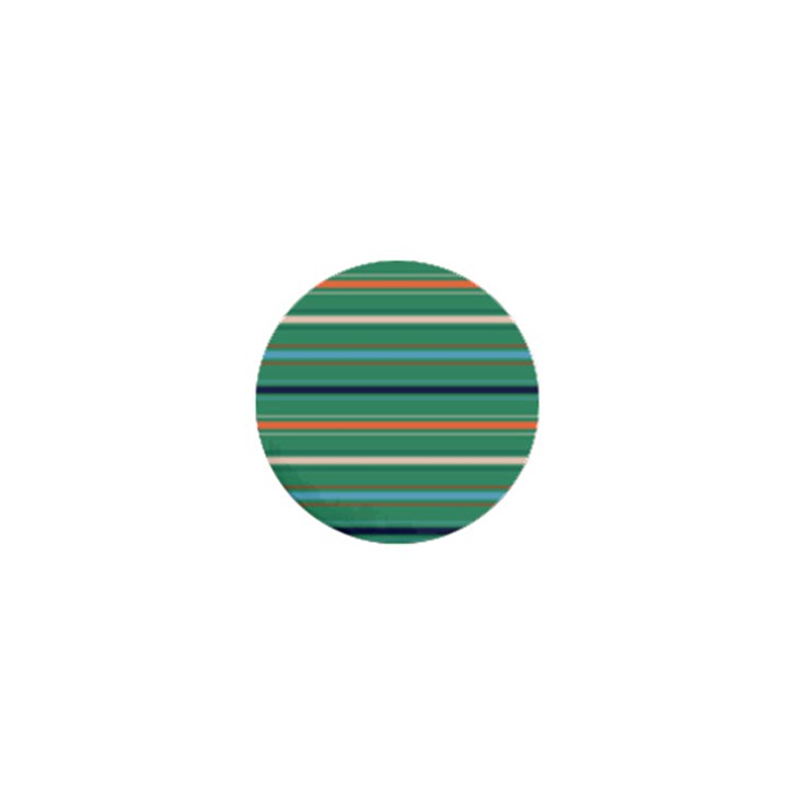 Horizontal Line Green Red Orange 1  Mini Magnets