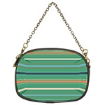 Horizontal Line Green Red Orange Chain Purses (Two Sides)  Front