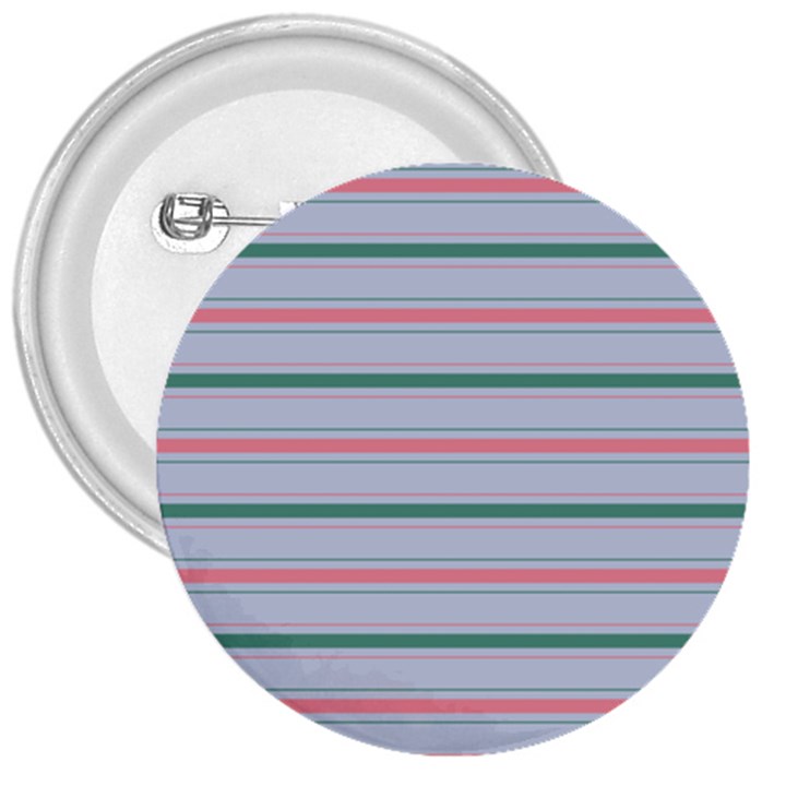 Horizontal Line Green Pink Gray 3  Buttons