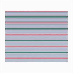 Horizontal Line Green Pink Gray Small Glasses Cloth (2-side)