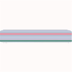 Horizontal Line Green Pink Gray Small Bar Mats by Mariart