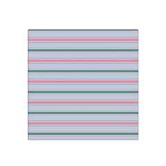 Horizontal Line Green Pink Gray Satin Bandana Scarf by Mariart