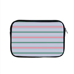 Horizontal Line Green Pink Gray Apple Macbook Pro 15  Zipper Case by Mariart