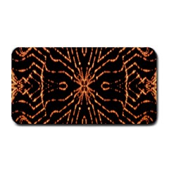 Golden Fire Pattern Polygon Space Medium Bar Mats