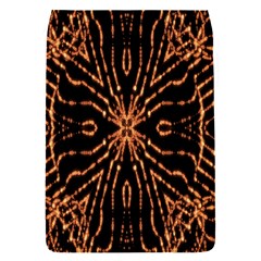 Golden Fire Pattern Polygon Space Flap Covers (s) 