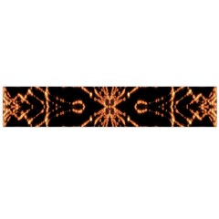 Golden Fire Pattern Polygon Space Flano Scarf (large) by Mariart