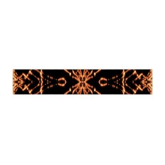 Golden Fire Pattern Polygon Space Flano Scarf (mini) by Mariart