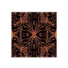 Golden Fire Pattern Polygon Space Satin Bandana Scarf by Mariart