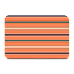 Horizontal Line Orange Plate Mats 18 x12  Plate Mat