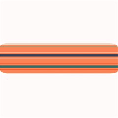 Horizontal Line Orange Large Bar Mats by Mariart