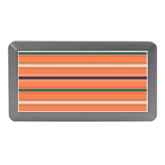 Horizontal Line Orange Memory Card Reader (mini) by Mariart