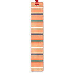 Horizontal Line Orange Large Book Marks by Mariart