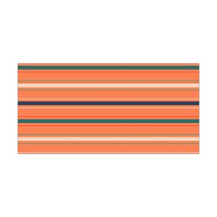 Horizontal Line Orange Yoga Headband