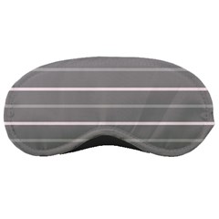 Horizontal Line Grey Pink Sleeping Masks