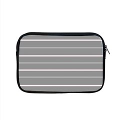 Horizontal Line Grey Pink Apple Macbook Pro 15  Zipper Case by Mariart