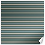 Horizontal Line Grey Blue Canvas 16  x 16   15.2 x15.41  Canvas - 1