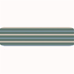 Horizontal Line Grey Blue Large Bar Mats by Mariart