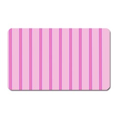 Line Pink Vertical Magnet (rectangular) by Mariart