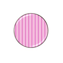 Line Pink Vertical Hat Clip Ball Marker by Mariart