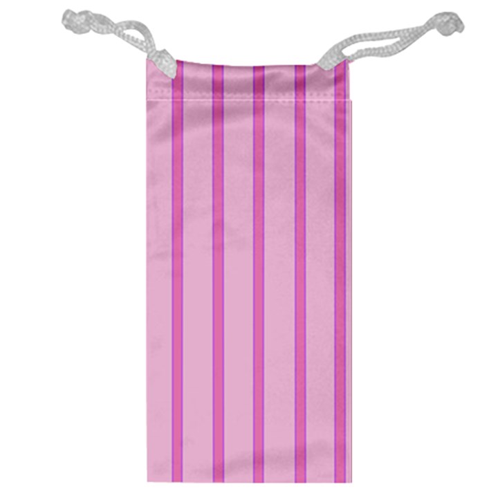 Line Pink Vertical Jewelry Bag