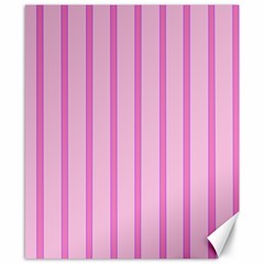 Line Pink Vertical Canvas 8  X 10  by Mariart