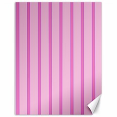 Line Pink Vertical Canvas 18  X 24   by Mariart