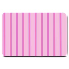 Line Pink Vertical Large Doormat 