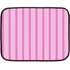 Line Pink Vertical Fleece Blanket (mini)