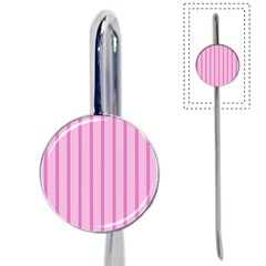 Line Pink Vertical Book Mark