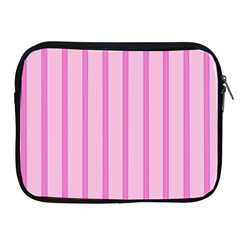 Line Pink Vertical Apple Ipad 2/3/4 Zipper Cases