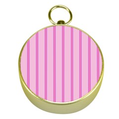 Line Pink Vertical Gold Compasses by Mariart