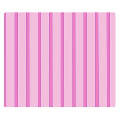 Line Pink Vertical Double Sided Flano Blanket (small)  by Mariart