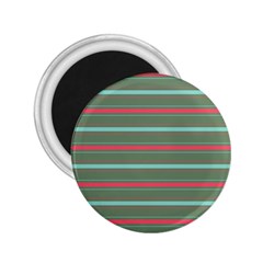 Horizontal Line Red Green 2 25  Magnets