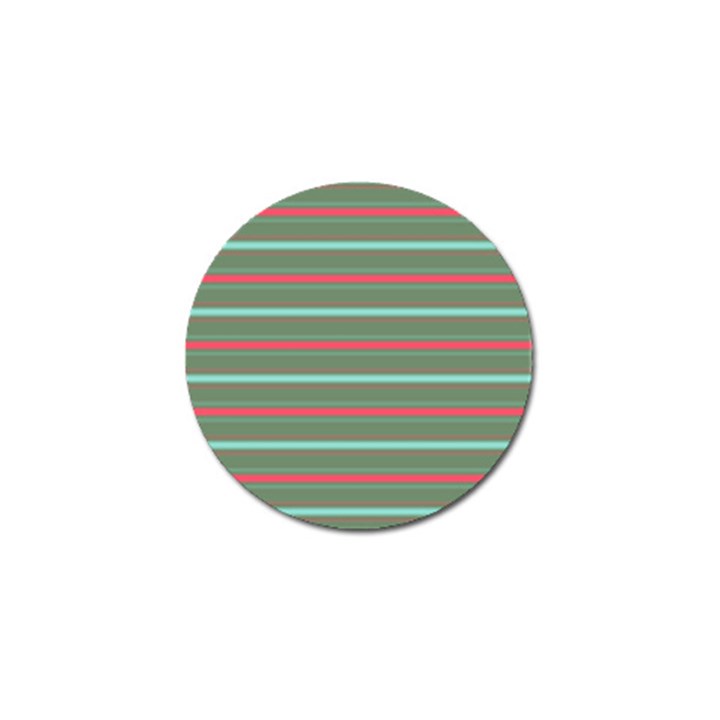 Horizontal Line Red Green Golf Ball Marker